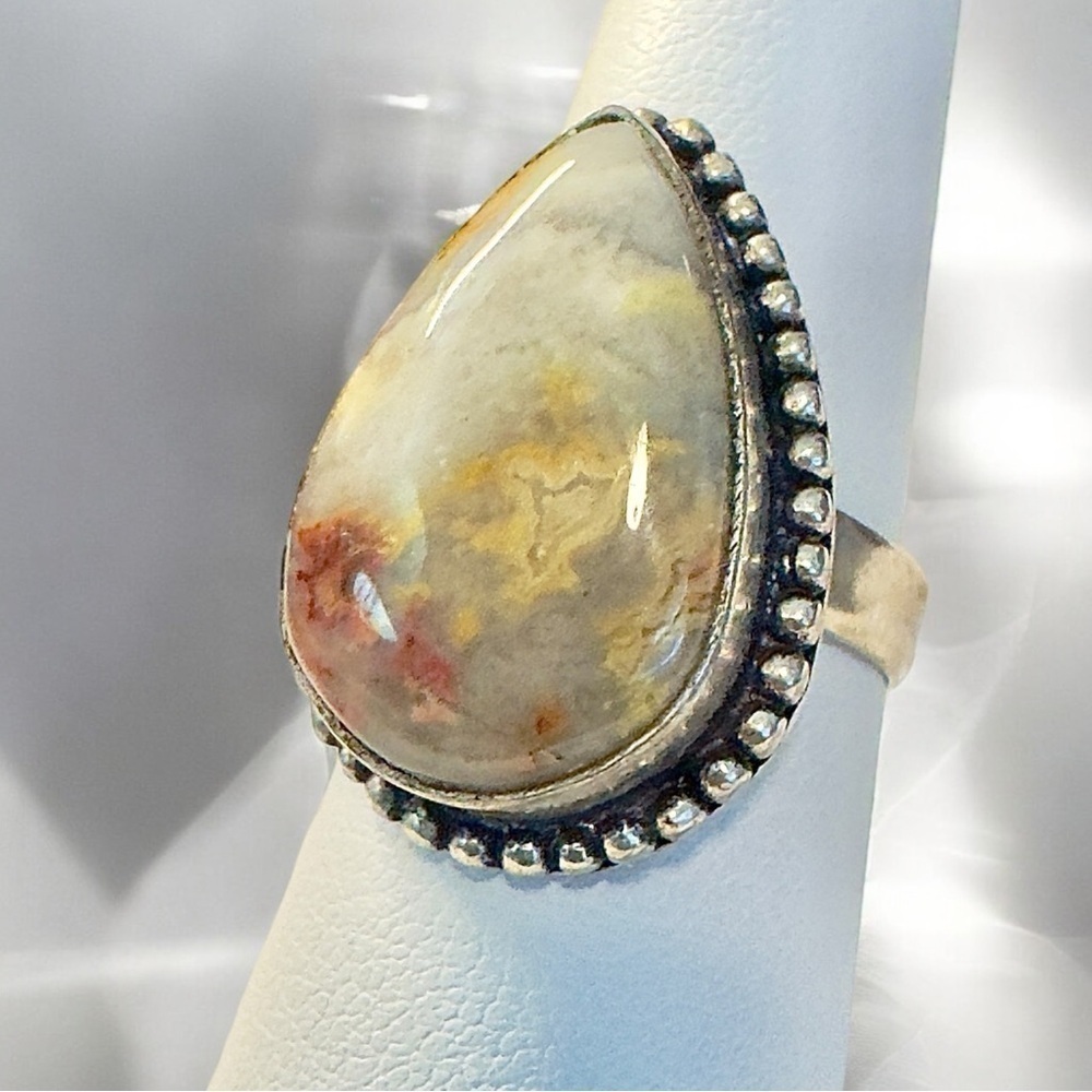 Bumblebee Jasper Sterling Silver Ring (7)